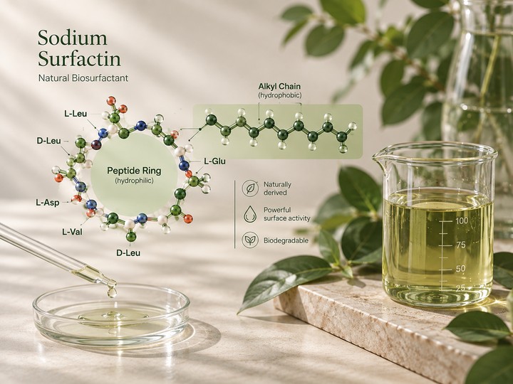 Sodium Surfactin: ПАР, що очищує і водночас відновлює шкіру